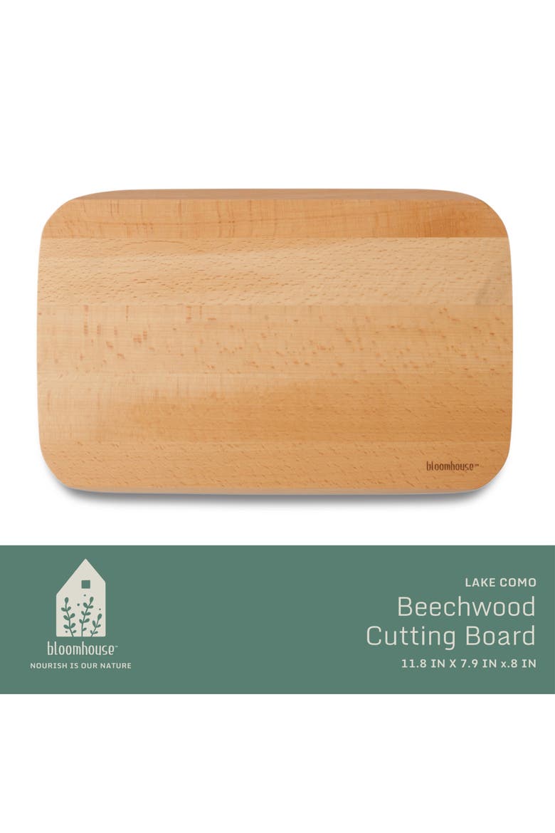 Lake Como Italian Beech Wood Cutting Board, Natural, Alternate, color, Natural Wood