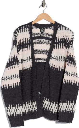 Bobeau Fair Isle Popcorn Stitch Cardigan | Nordstromrack