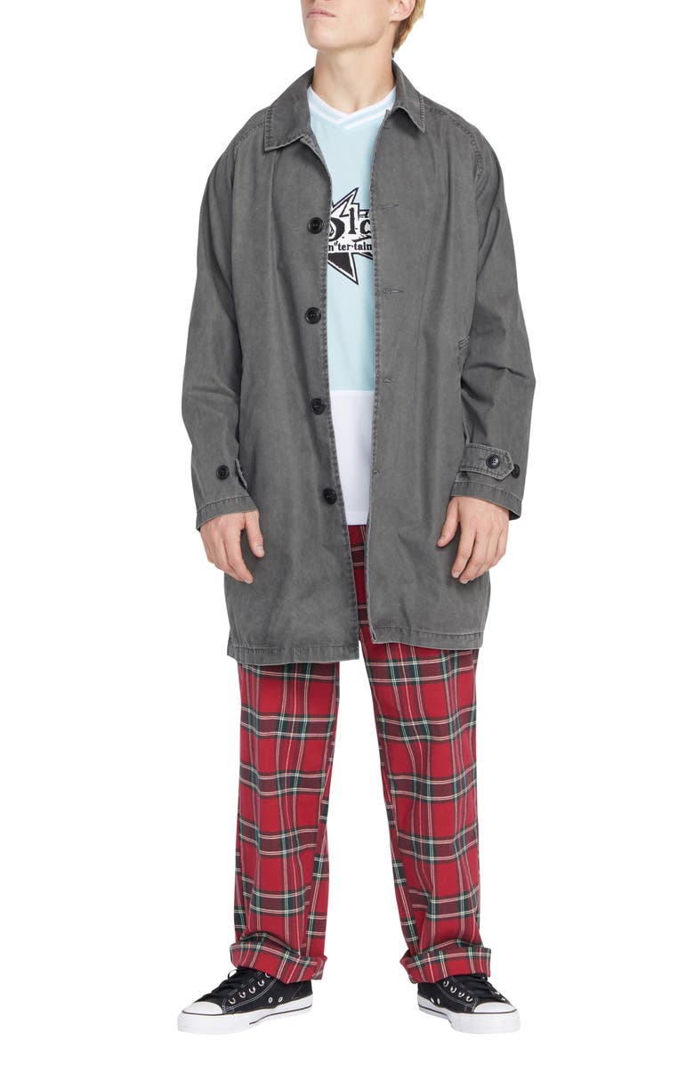 Volcom Noa Deane Trench Coat, Main, color, 