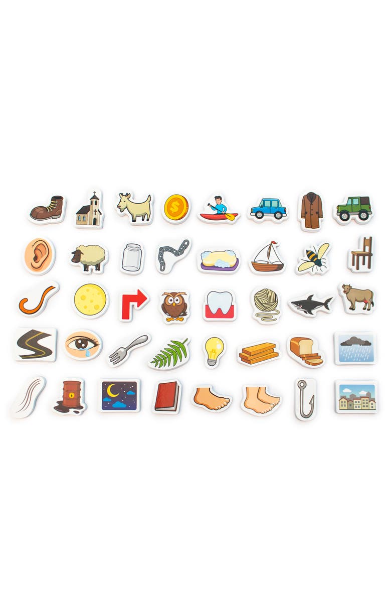 Junior Learning Vowel Objects Educational Aid, Alternate, color, Multicolored