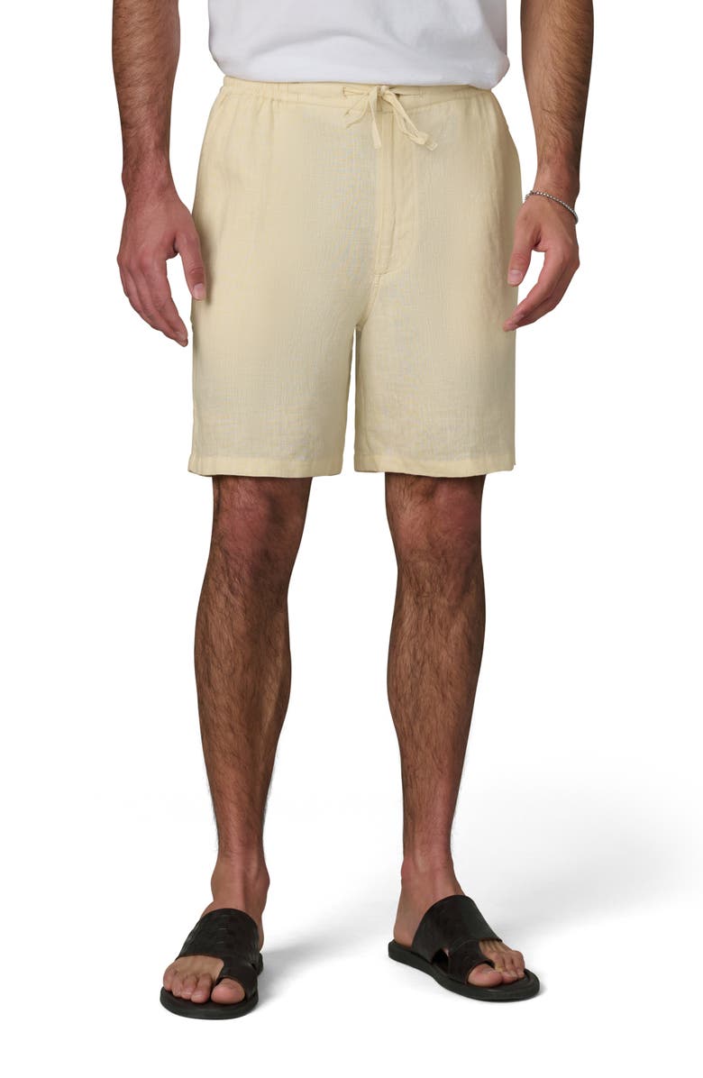 Joe's Linen Drawstring Shorts, Main, color, Summer Sand