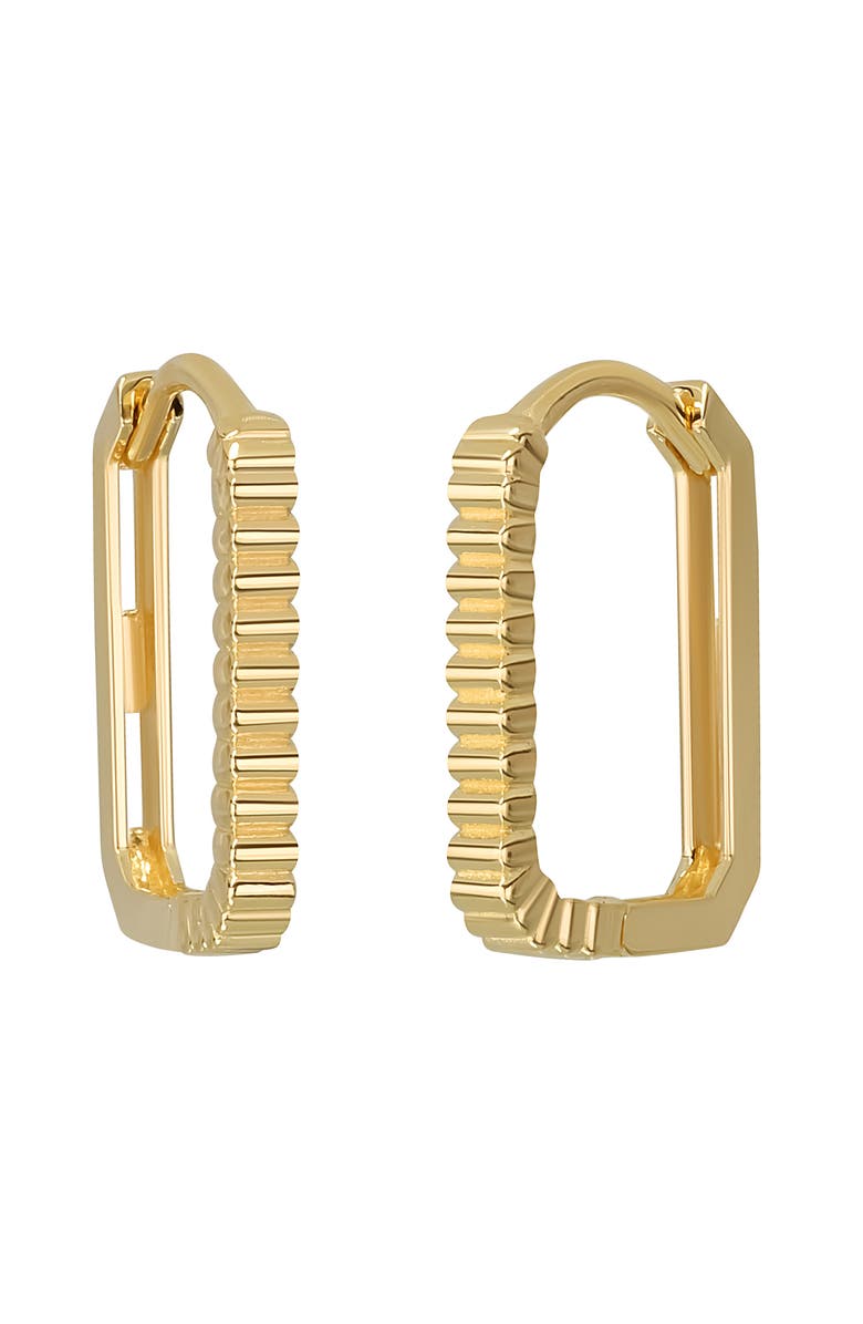 Bony Levy 14K Gold Textured Huggie Hoop Earrings, Main, color, 14Ky
