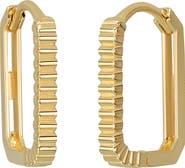 Bony Levy 14K Gold Textured Huggie Hoop Earrings