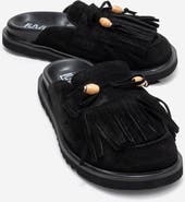 Forever & Always Shoes Carol Tassel Leather Mule