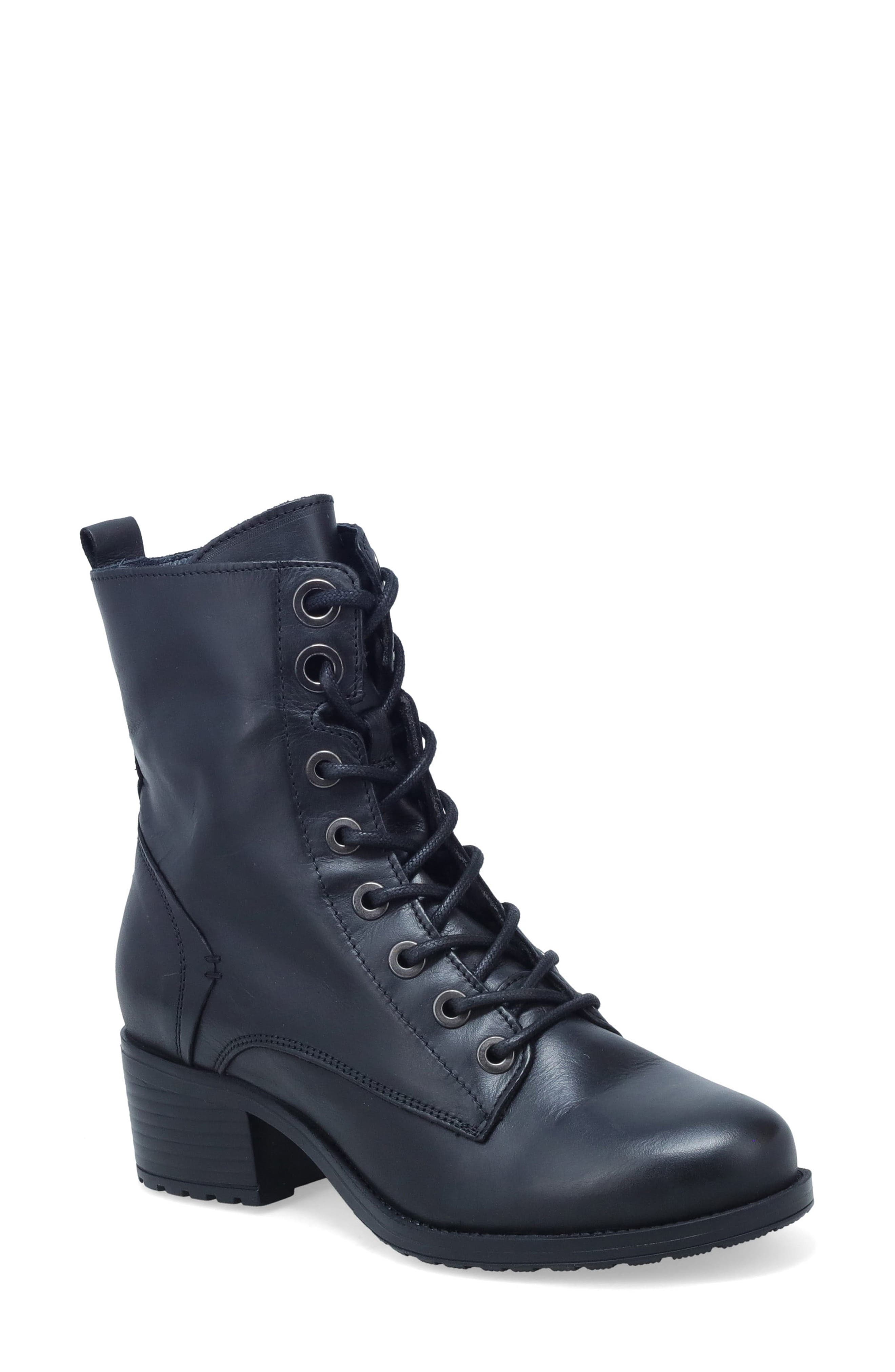 Miz Mooz Juke Lace Up Bootie in Black 