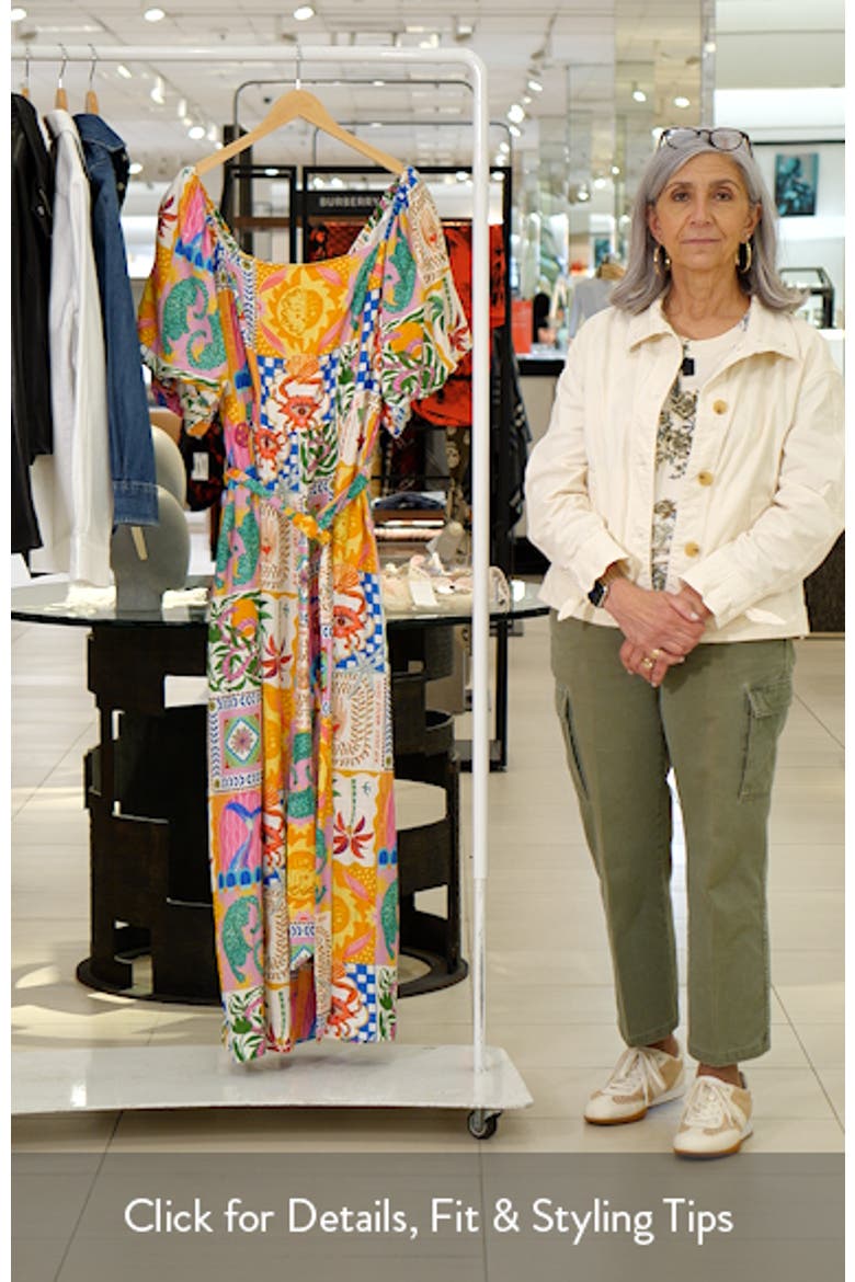 Positano Patchwork Print Jumpsuit video