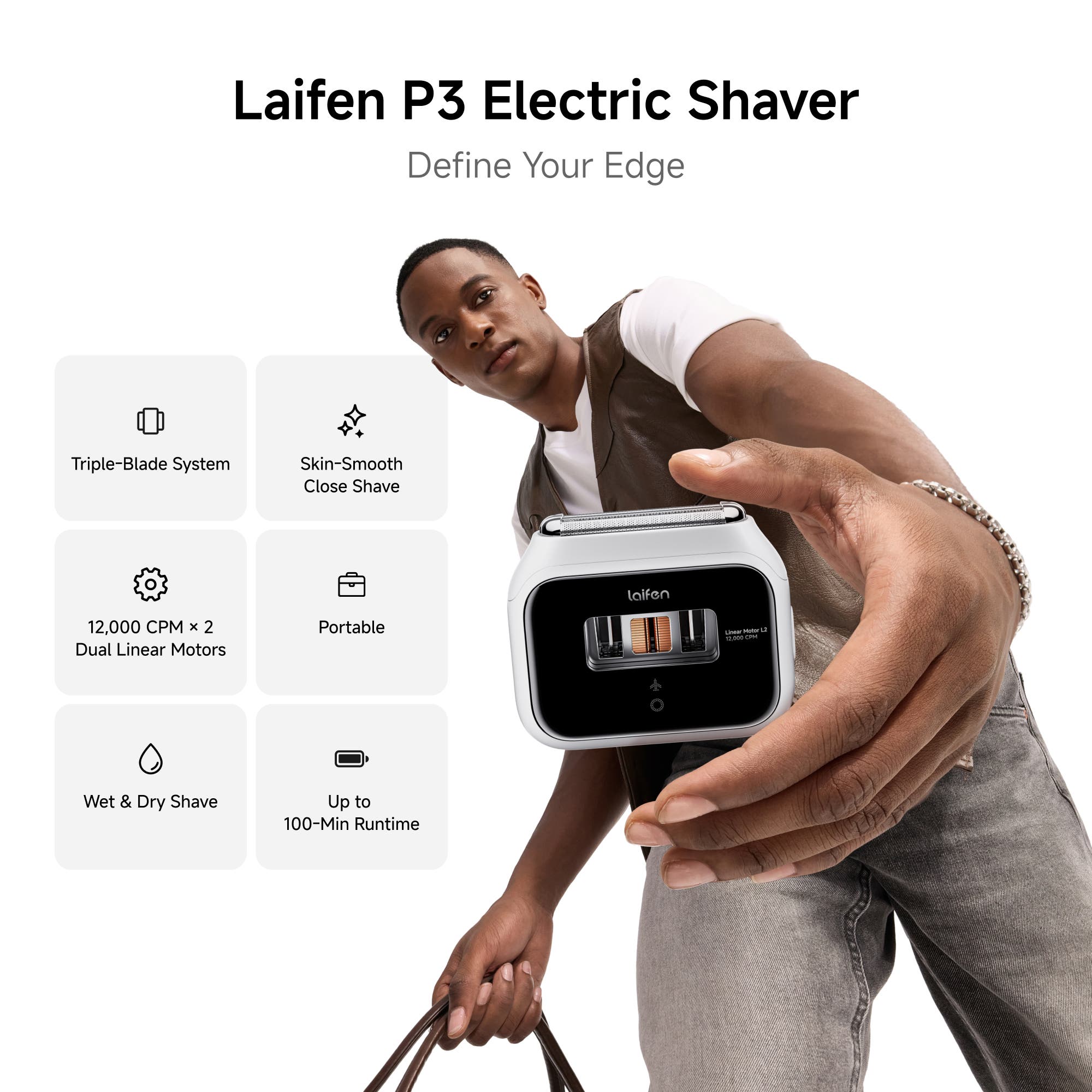 Laifen P3 3 Blade Electric Shaver (Men) | Nordstrom
