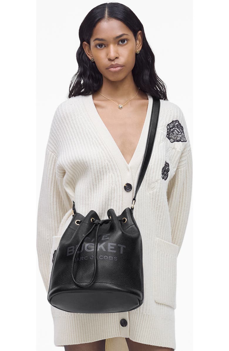 Marc Jacobs The Bucket Leather Bag, Alternate, color,