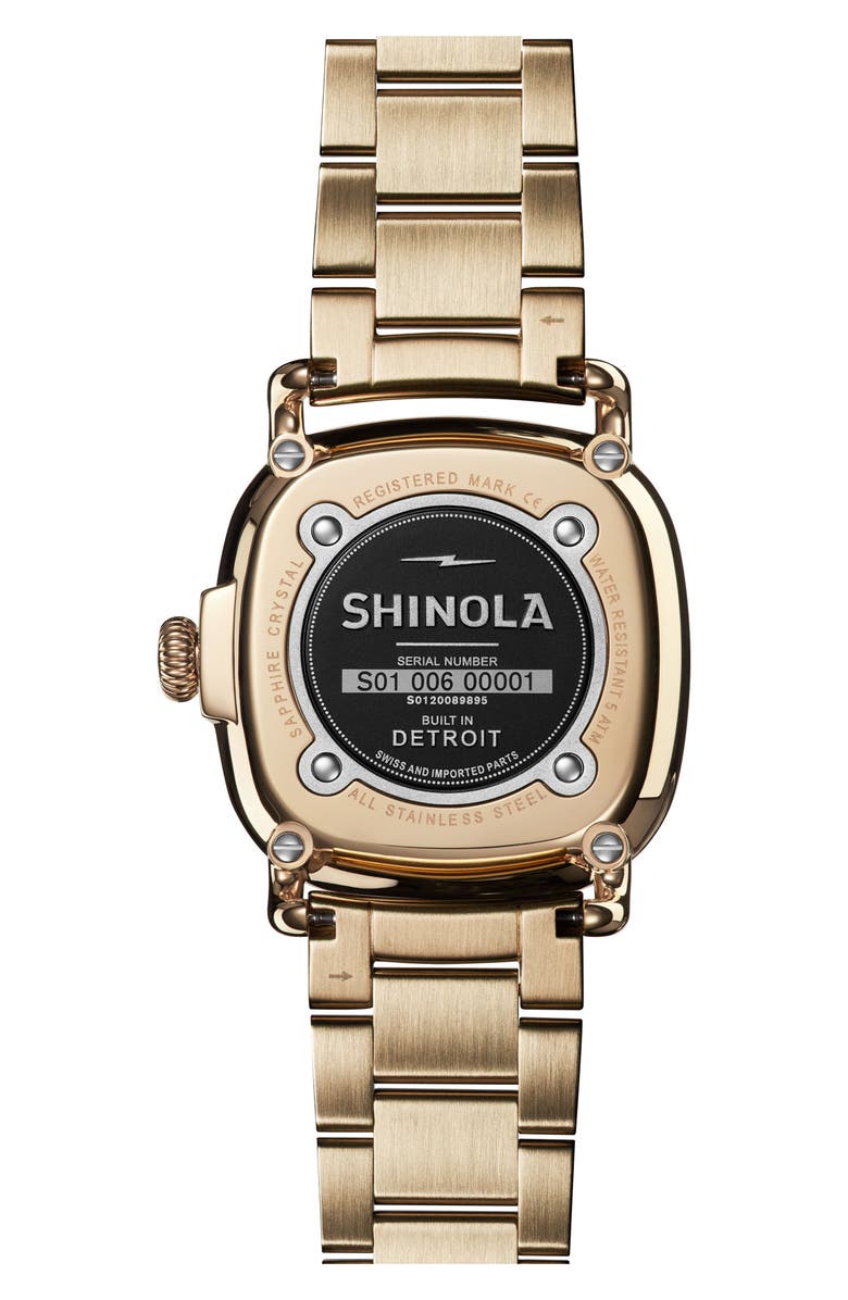 Shinola The Guardian Bracelet Watch, 36mm, Alternate, color,