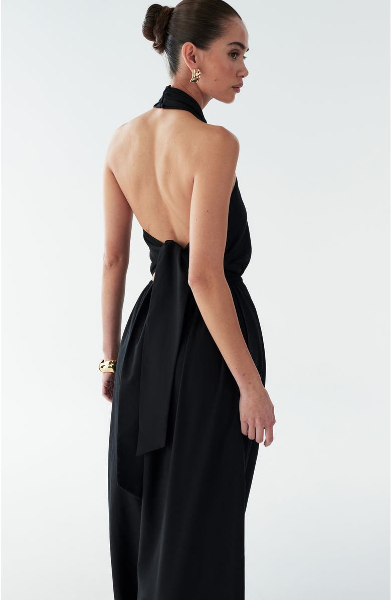 BWLDR Fay Linen Maxi, Alternate, color, Black