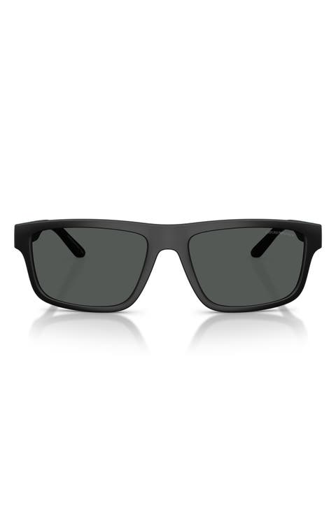 57mm Rectangle Sunglasses