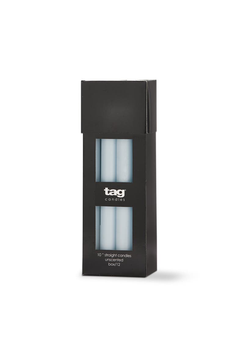Color Studio Straight Taper Unscented Paraffin Wax Candle Set, Main, color, Blue
