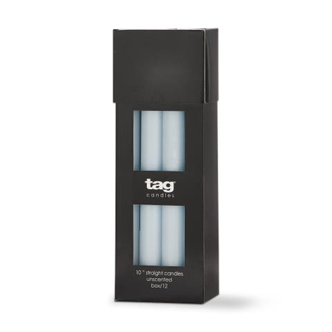 Color Studio Straight Taper Unscented Paraffin Wax Candle Set