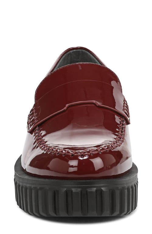 Franco Sarto Flx Roma Platform Loafer In Burgundy
