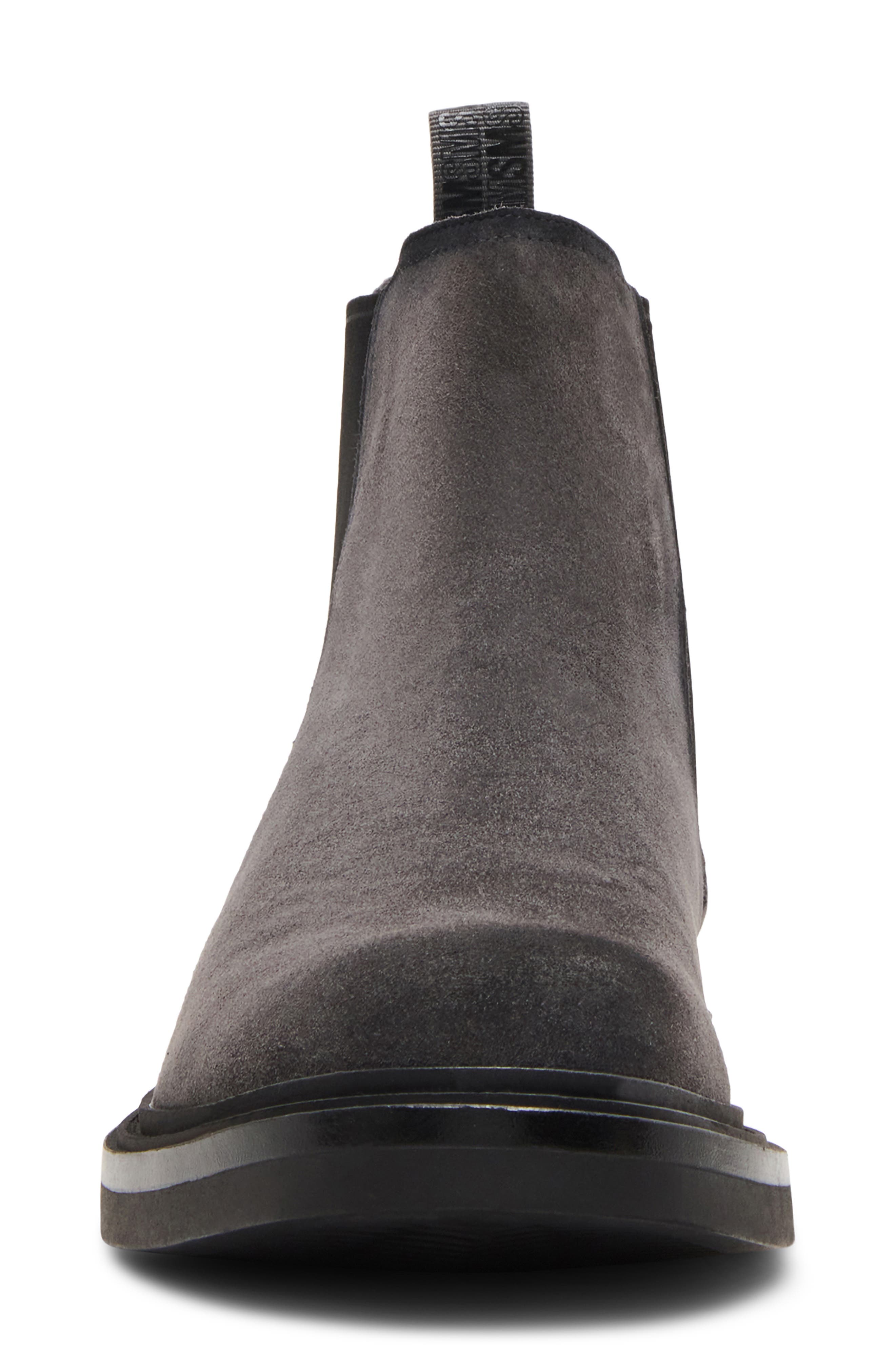 Steve Madden Hatton Chelsea Boot, Alternate, color, Dark Grey