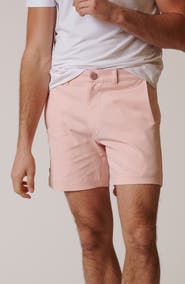 LEISURE LAB Stretch Cotton Chino Shorts