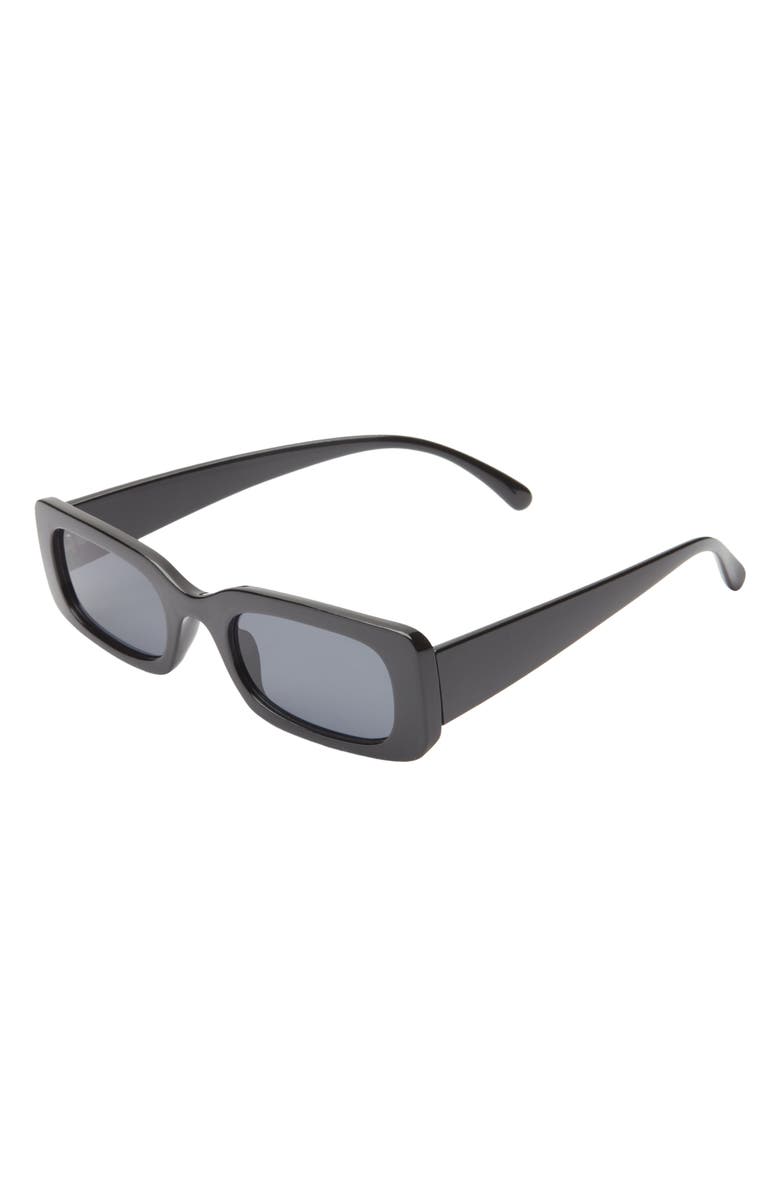 BP. Rectangular Sunglasses, Alternate, color, Black