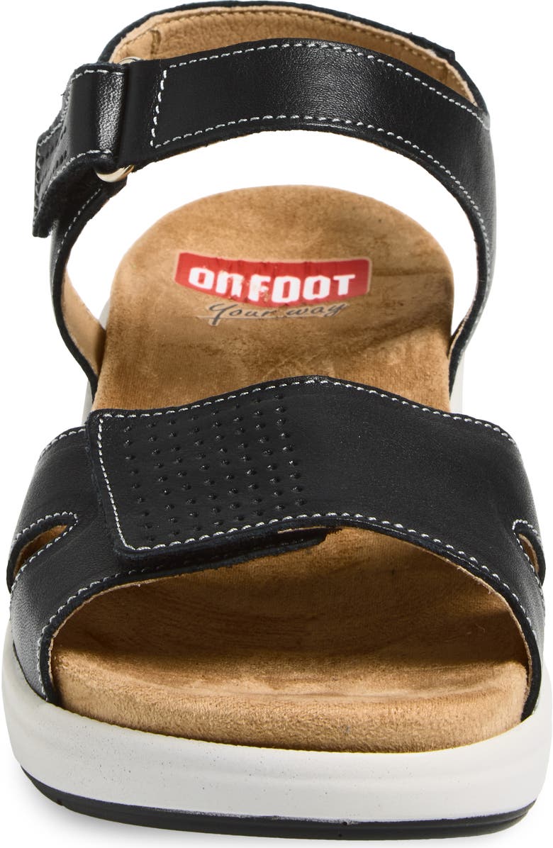 On Foot Marta Sandal, Alternate, color, Napa Negro