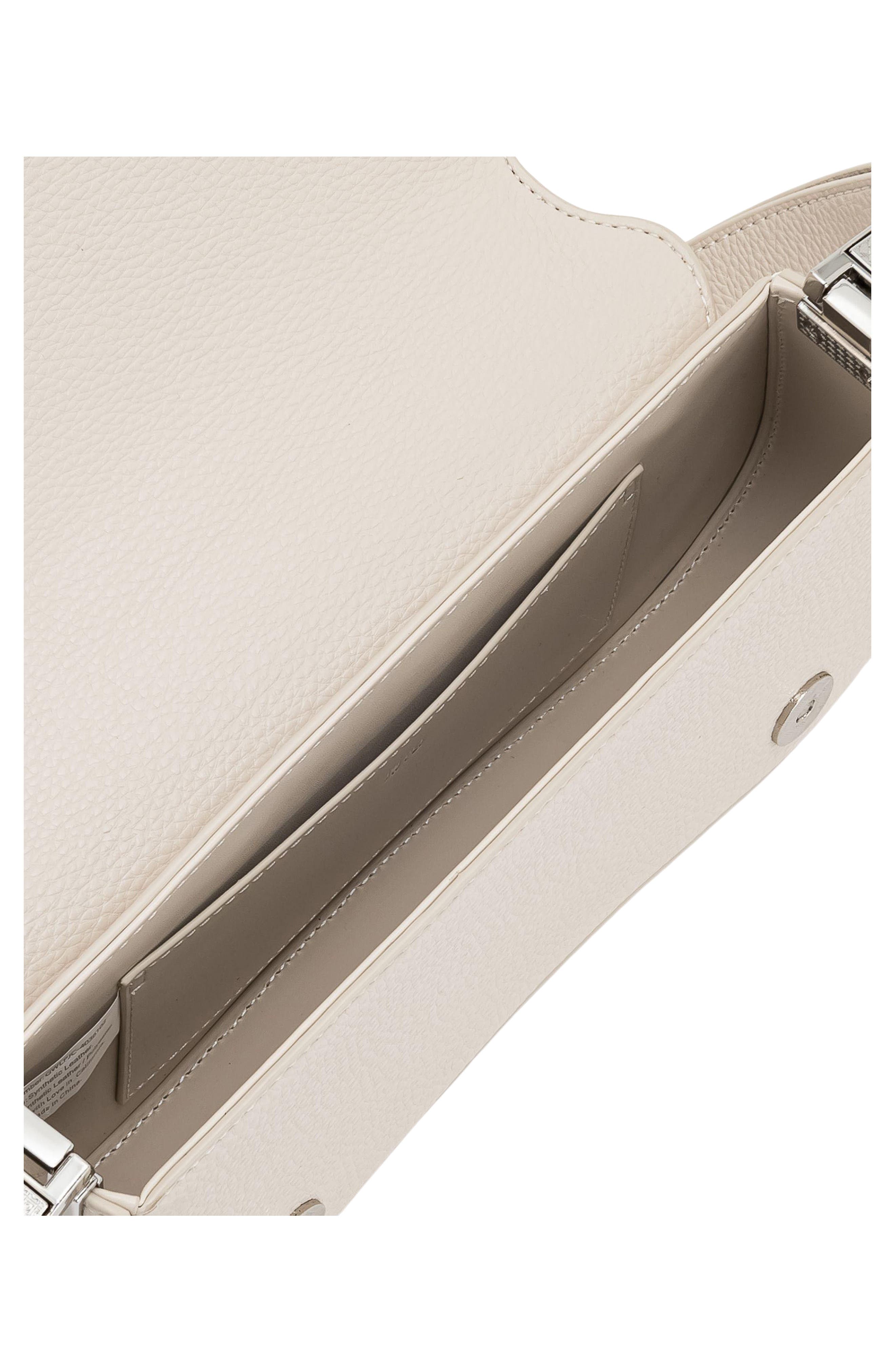 Joy Faux Leather Shoulder Bag, Alternate, color, BEIGE