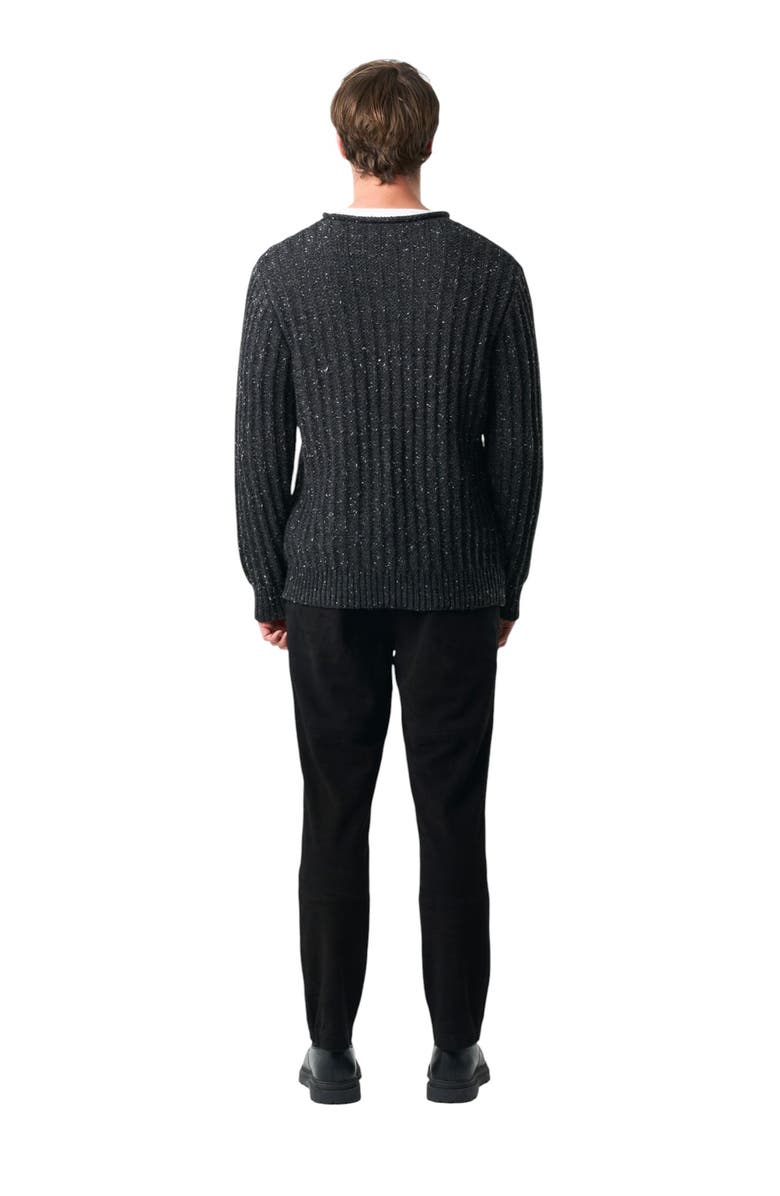 Velez Selva Knit Crewneck Sweater, Alternate, color, Black