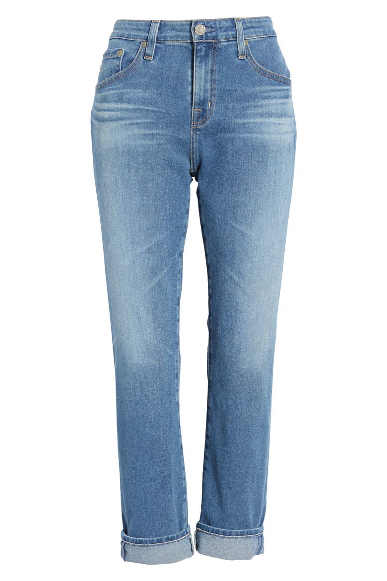 Ex-Boyfriend Slouchy Slim Jeans, Alternate, color, 11 YEARS SADDLE PEAK
