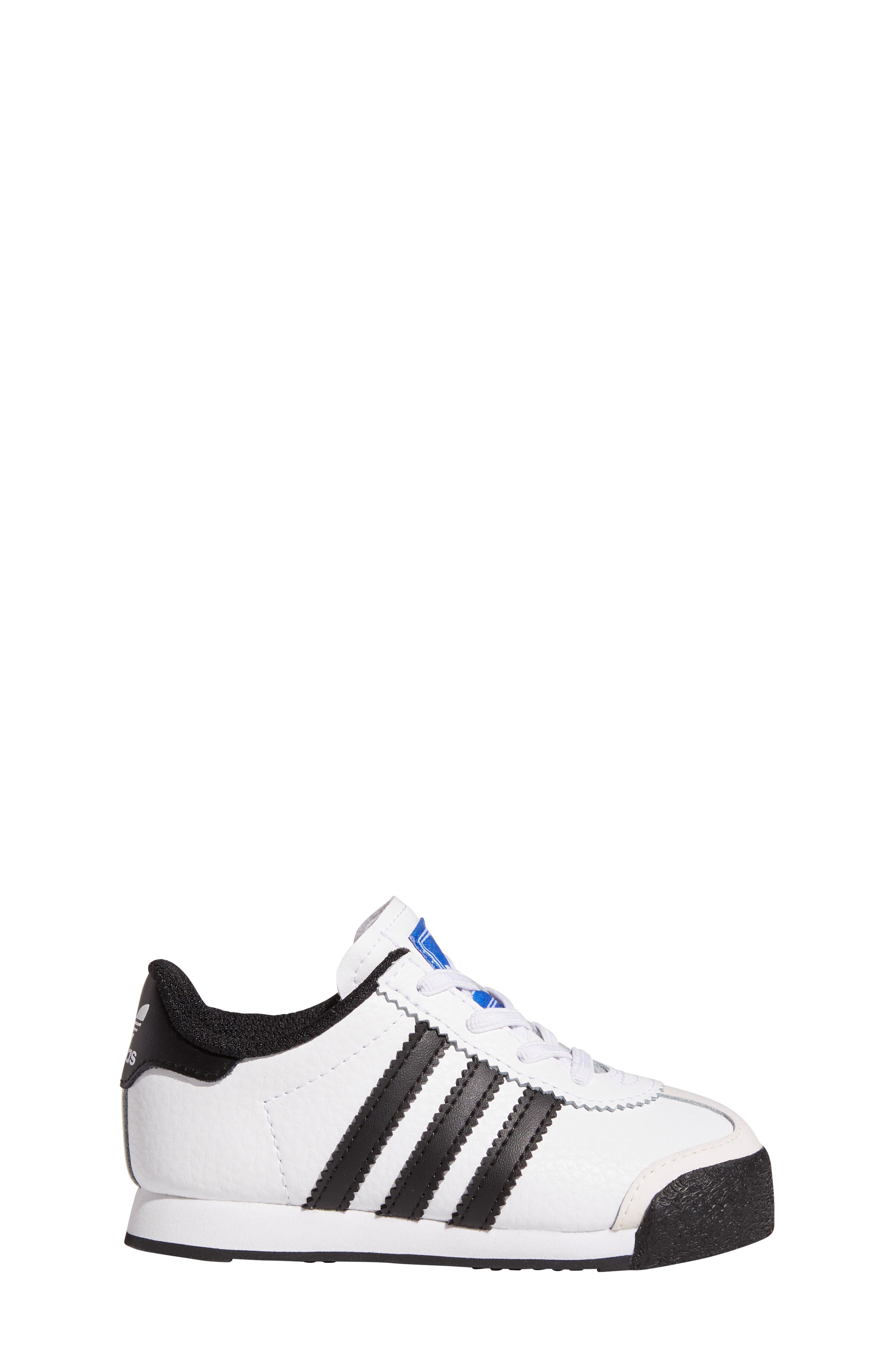 adidas Kids' Samoa Sneaker, Alternate, color, White/ Black