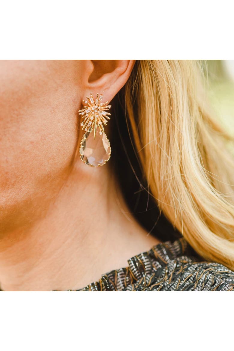 Champagne Drop Earrings, Alternate, color, Gold