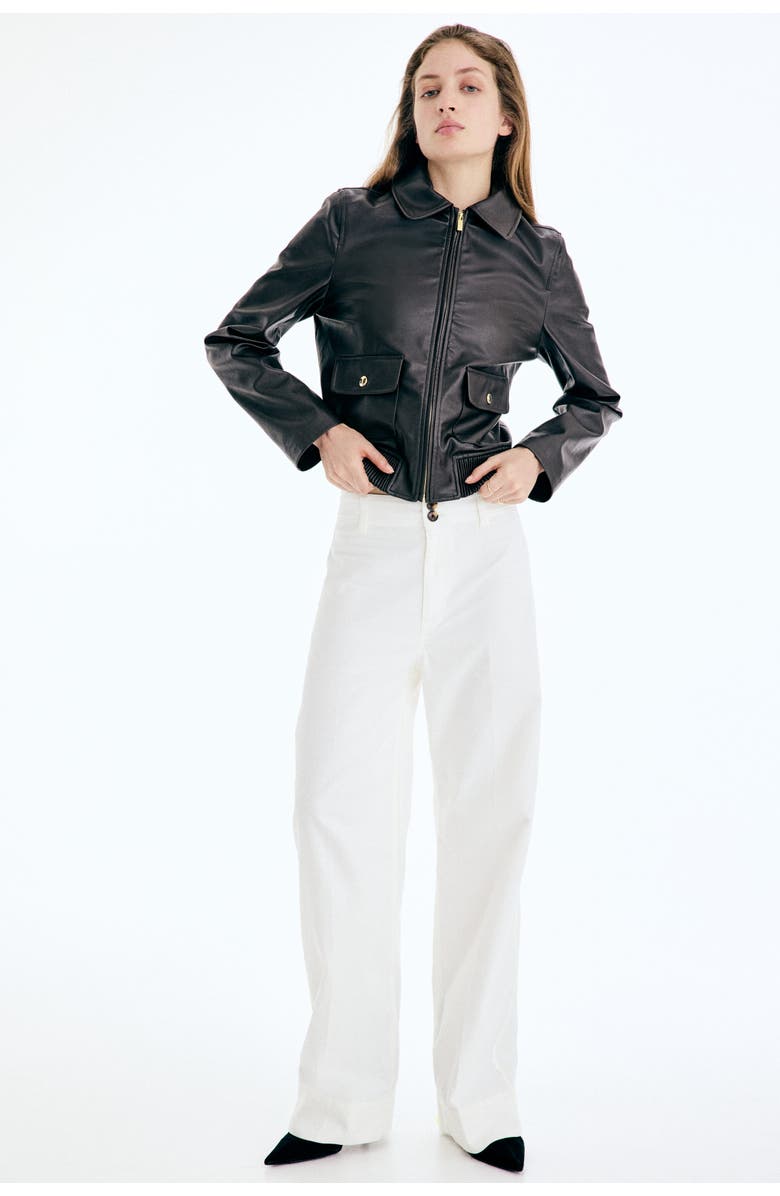 H&M Canvas Trousers, Alternate, color, 