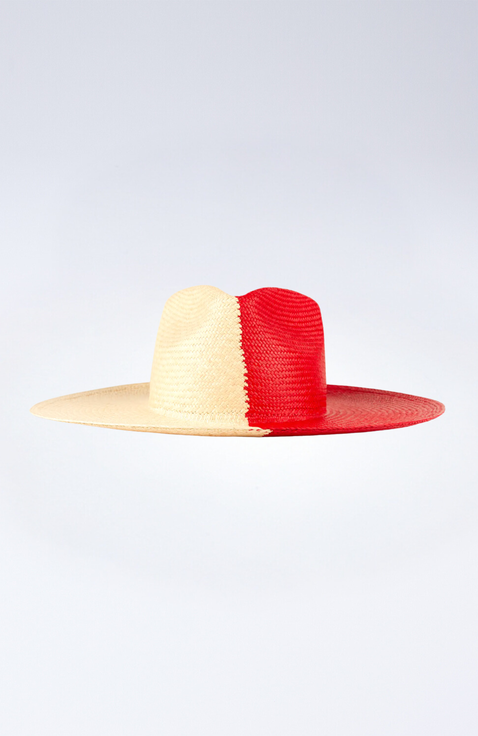 Sombra Two-Toned Straw Fedora