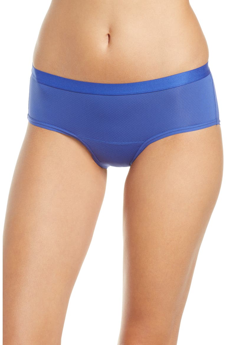 Period Proof Air Hiphugger Panties, Main, color, OCEAN