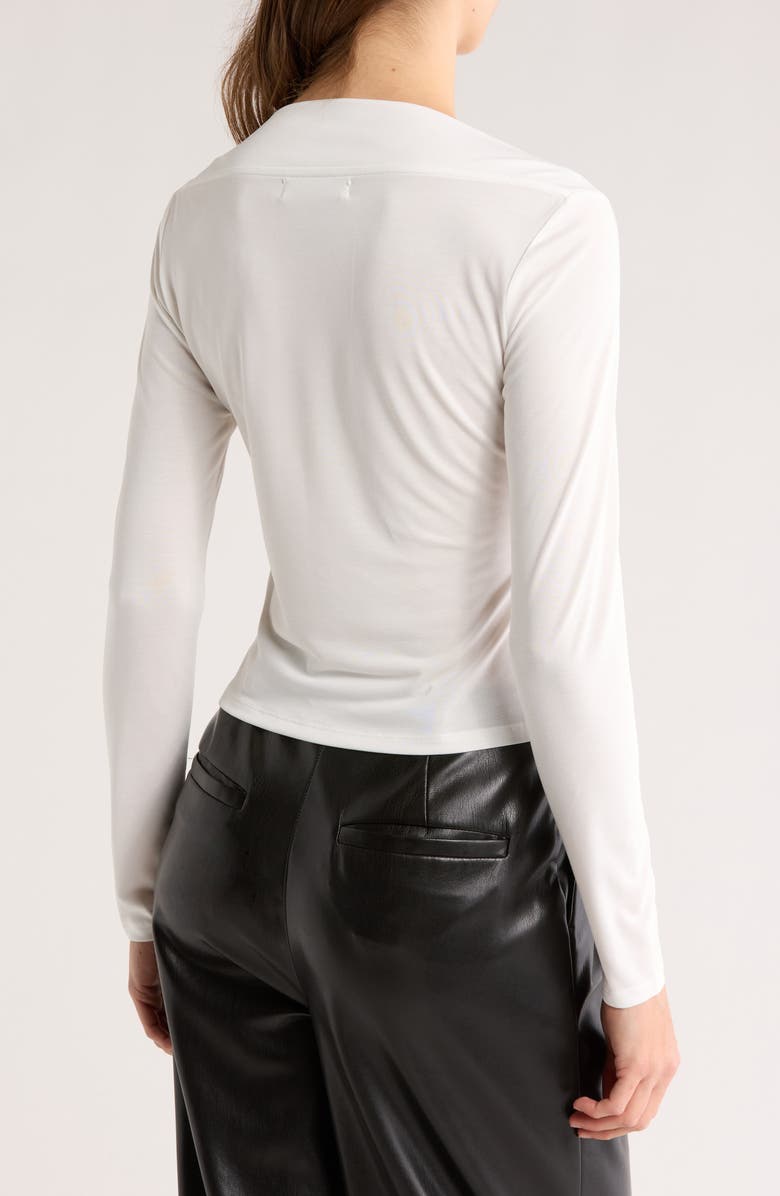 Elodie Boat Neck Long Sleeve Top, Alternate, color, Off White