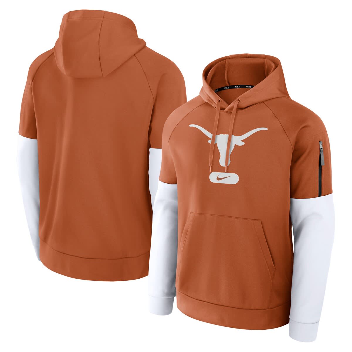 nike orange logo hoodie