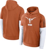 Nike Men's Nike Texas Orange Burnt Orange Texas Longhorns Fitness Performance Pullover Hoodie