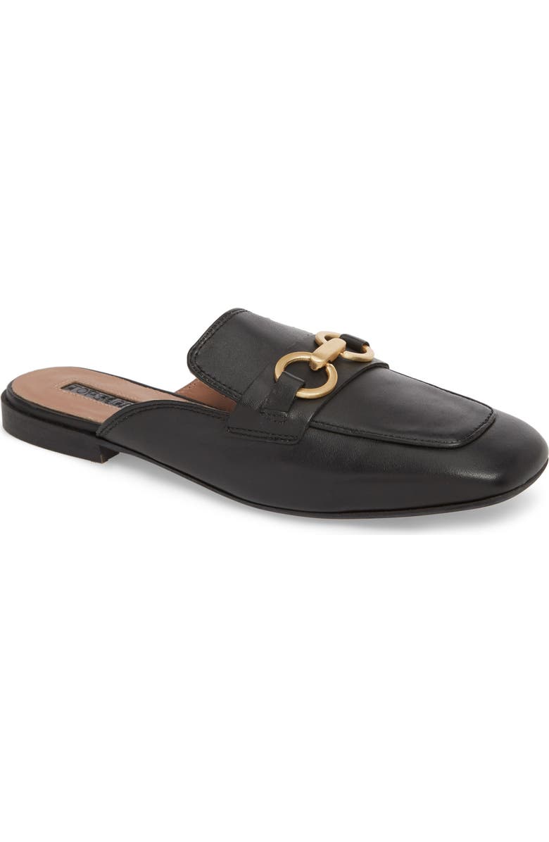 Topshop Kale Trim Loafer Mule, Main, color,