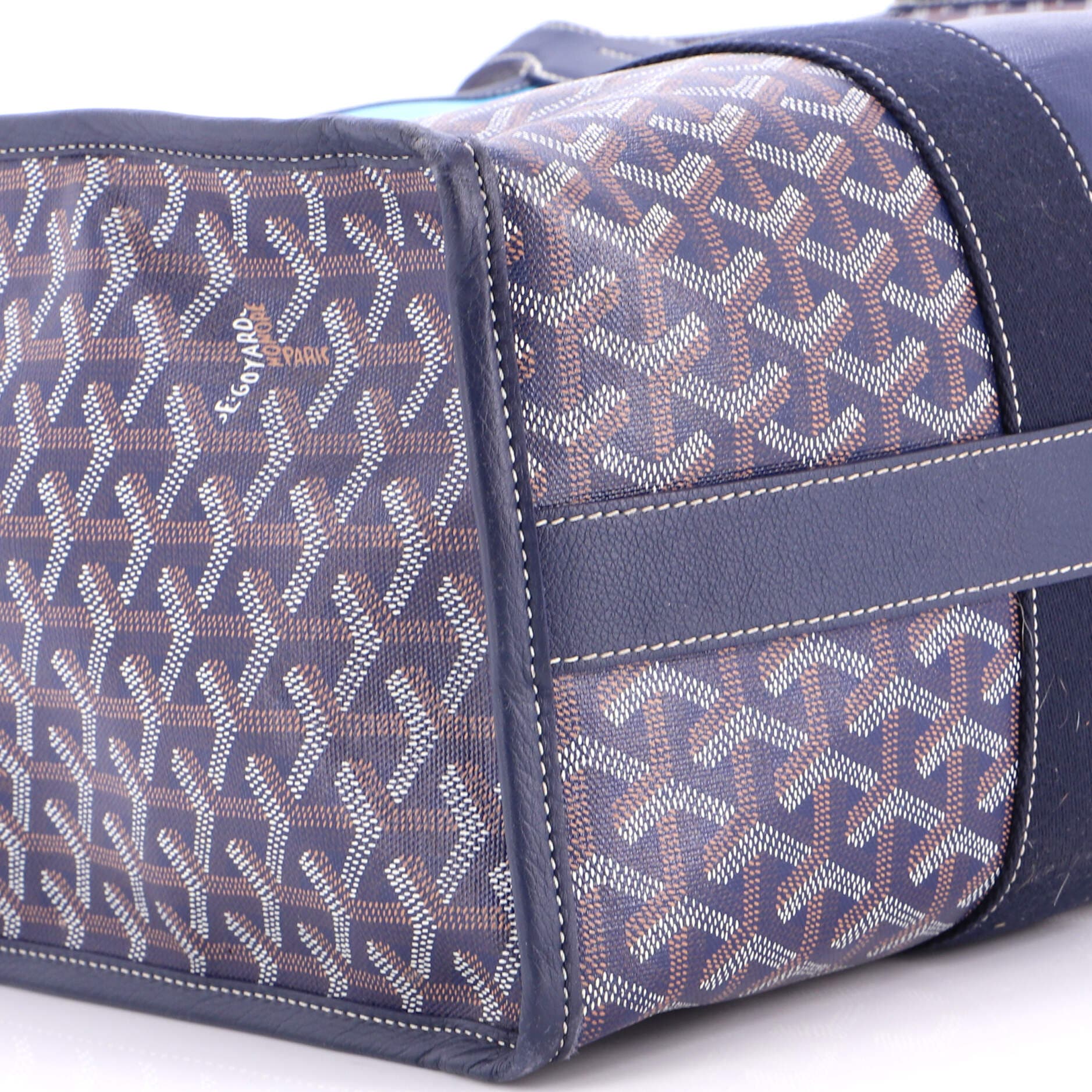 Villette Tote Printed Coated Canvas MM, Alternate, color, Blue