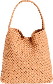 NAGHEDI Medium Nomad Double Weave Hobo Bag