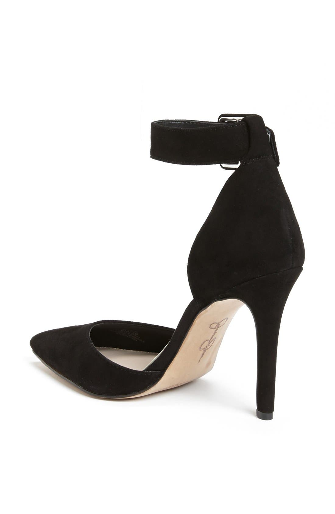 Jessica Simpson 'Cayna' D'Orsay Ankle Strap Pump, Alternate, color, 