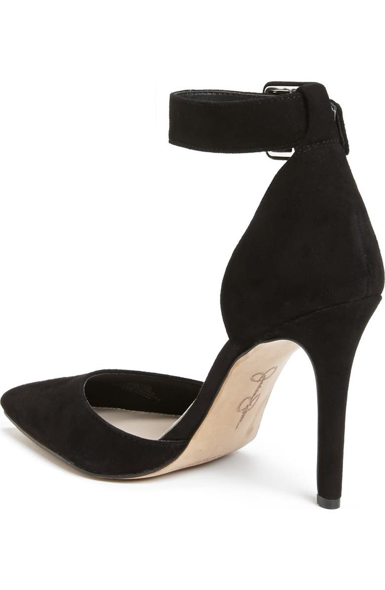 Jessica Simpson 'Cayna' D'Orsay Ankle Strap Pump, Alternate, color,