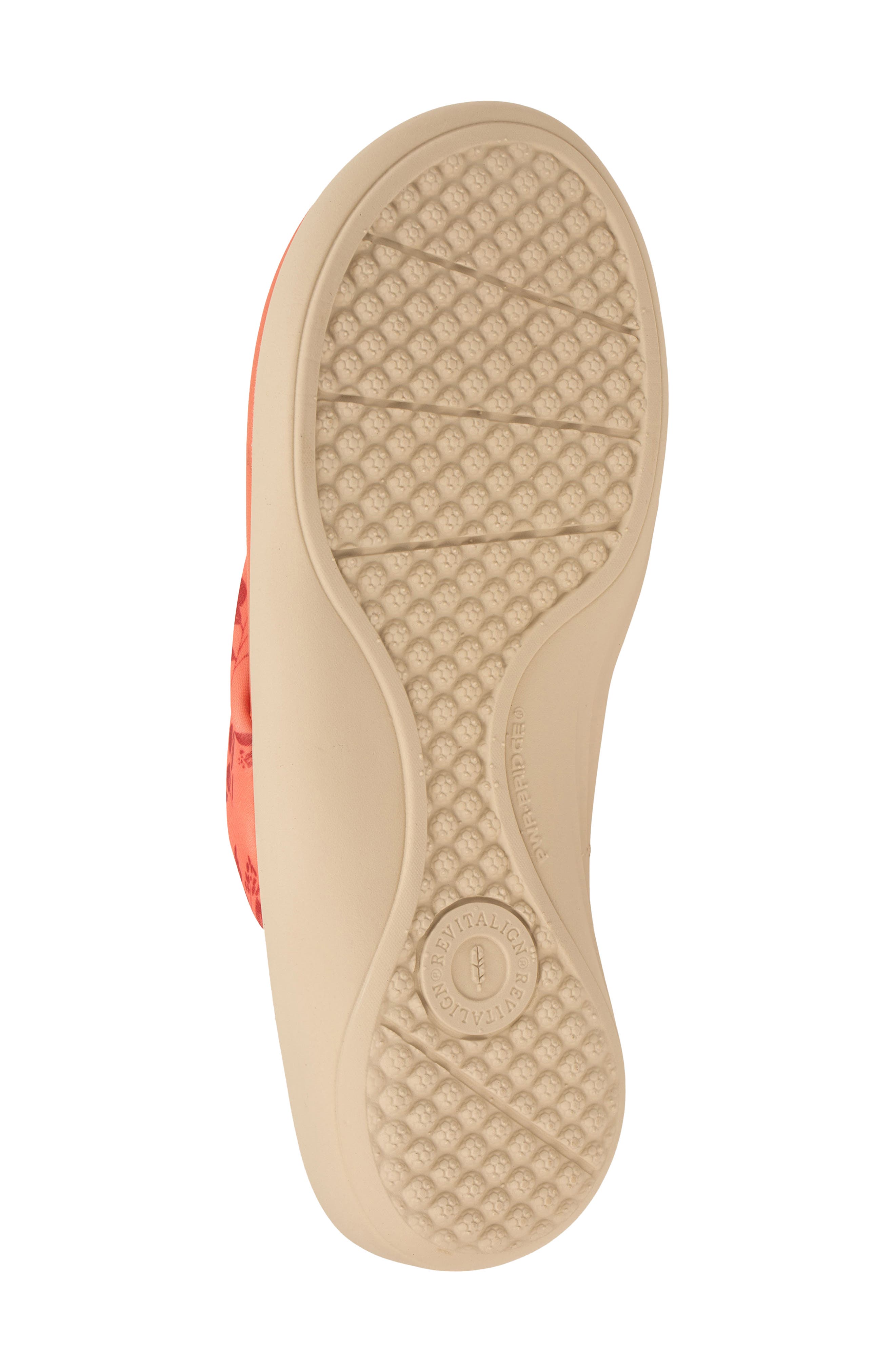 Dahlia Botanical Orthotic Flip Flop, Alternate, color, CRABAPPLE