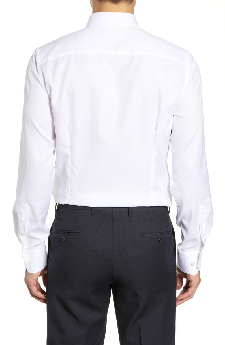Eton Contemporary Fit Solid Dress Shirt, Alternate, color,