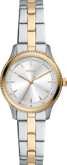 Fossil Brynn Three-Hand Stainless Steel Bracelet Watch, 30mm 