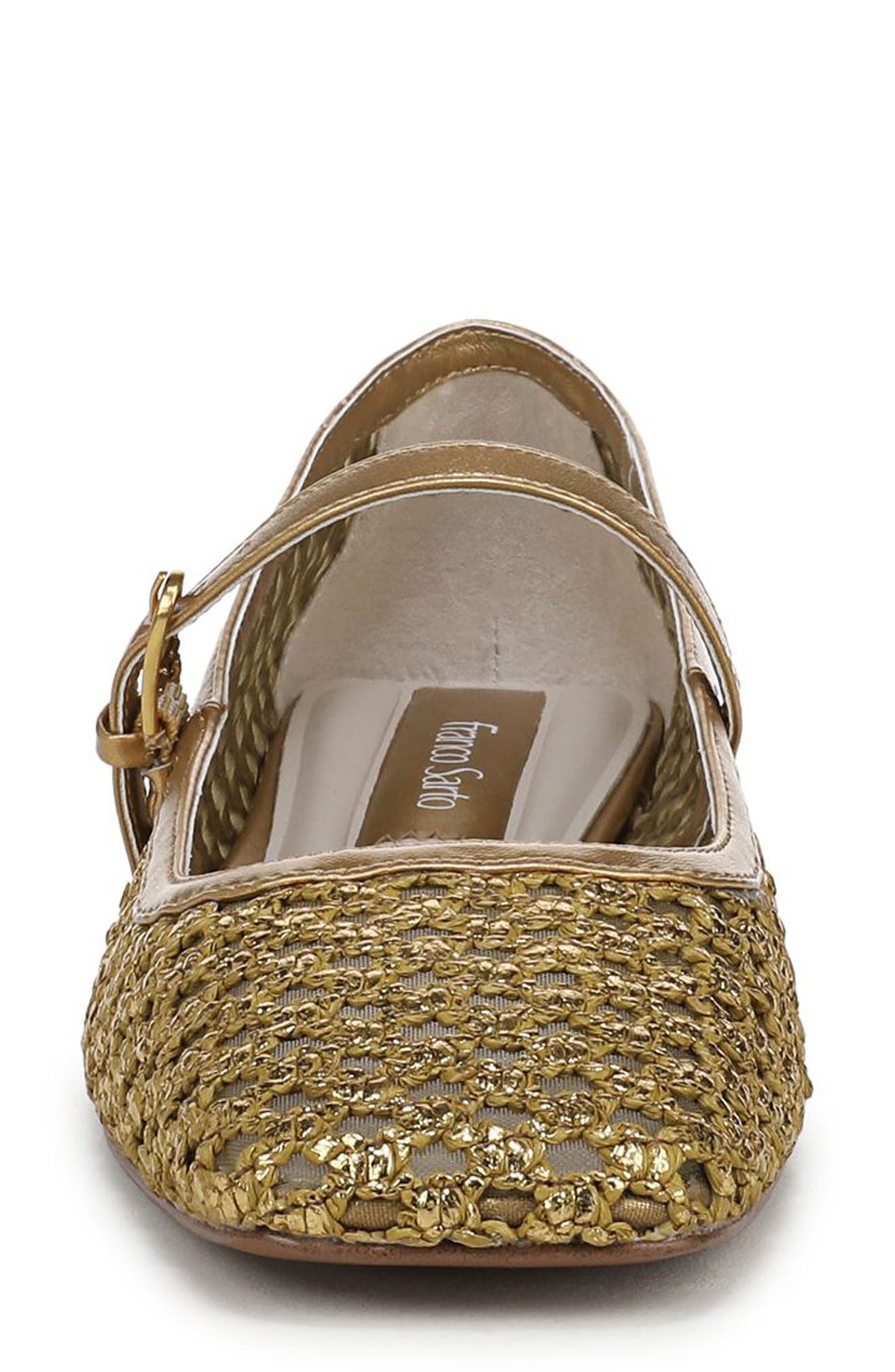 Tinsley Mary Jane Flat, Alternate, color, GOLD
