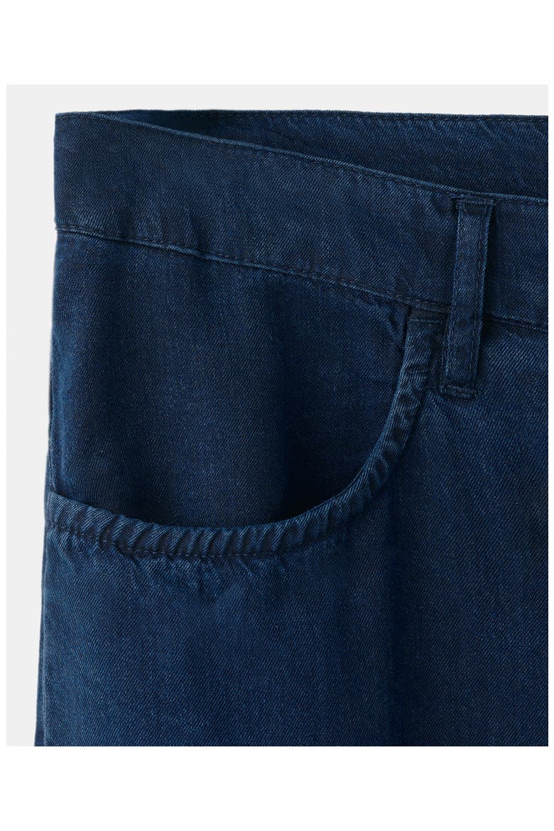 Wide Leg Tie Waist Pants, Alternate, color, DARK BLUE