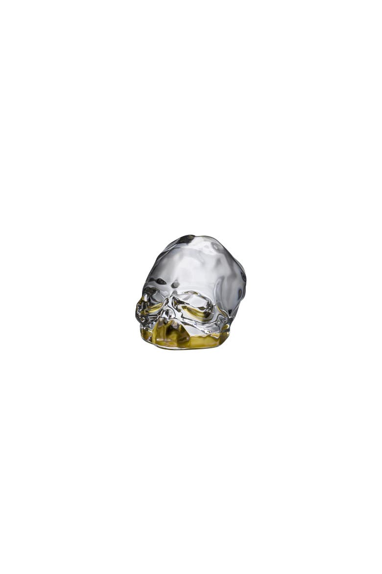Memento Mori Faceted Skull S, Main, color, Bottom Gold Coating
