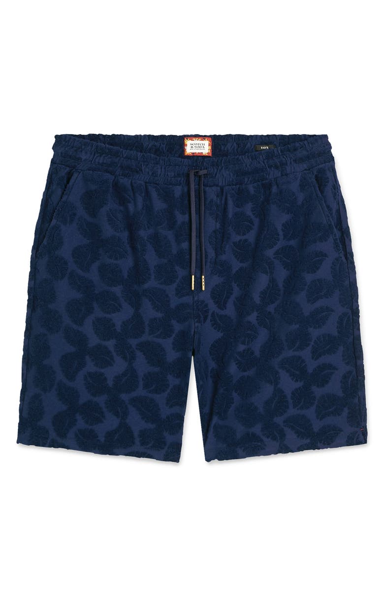Scotch & Soda Jacquard Bermuda Shorts, Alternate, color, Pageant Blue
