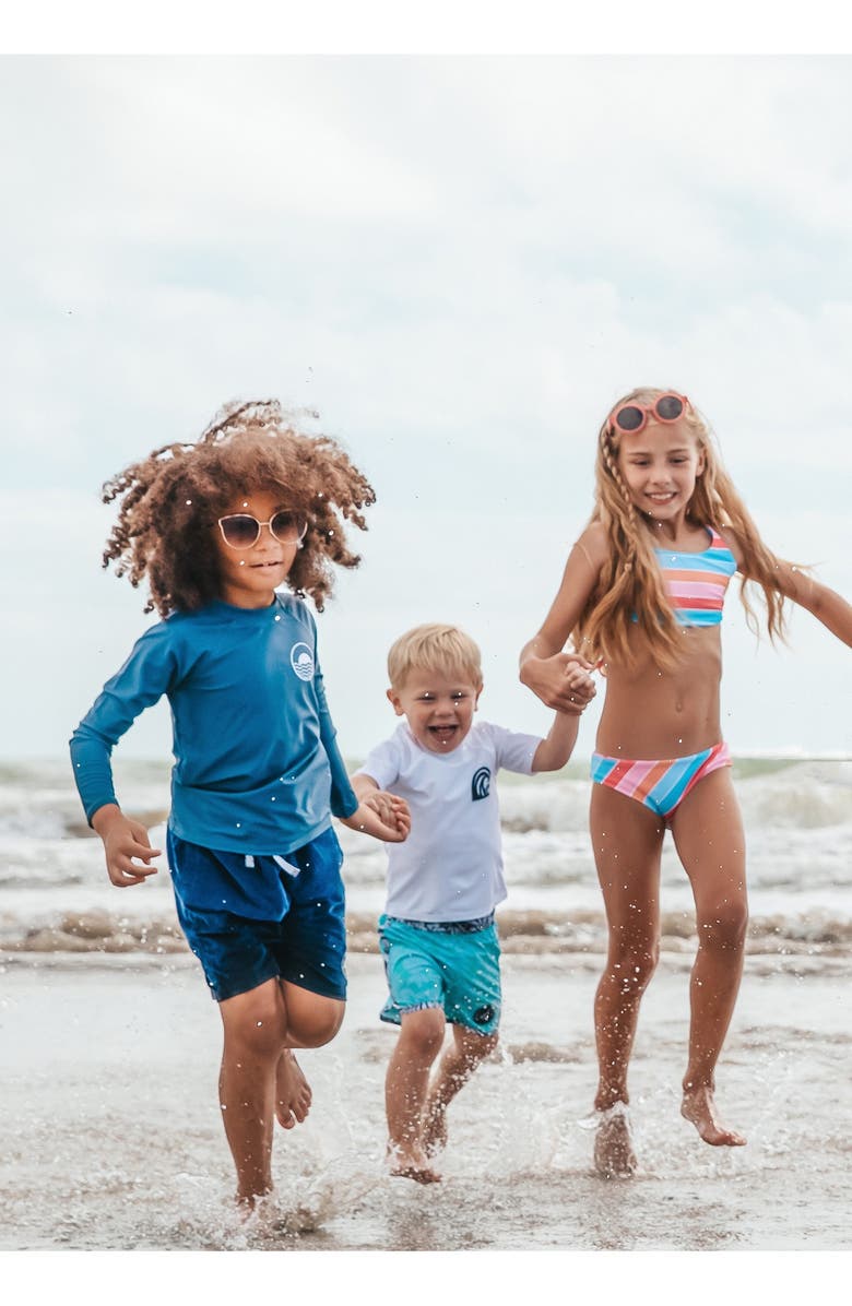 Feather 4 Arrow Tropical Board Shorts, Alternate, color,