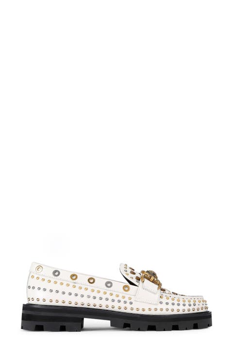 Mansion Stud Platform Loafer (Women)
