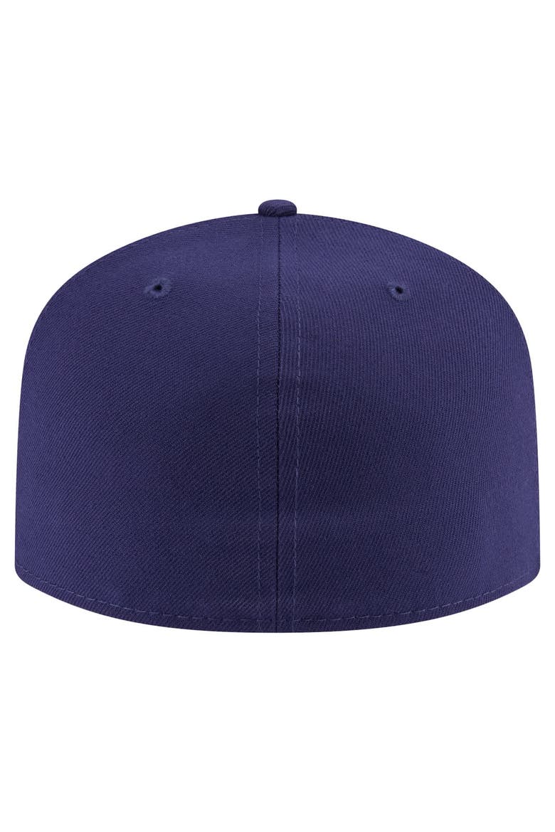 Men's New Era Navy LA Galaxy Color Pack A-Frame 59FIFTY Fitted Hat, Alternate, color, Navy