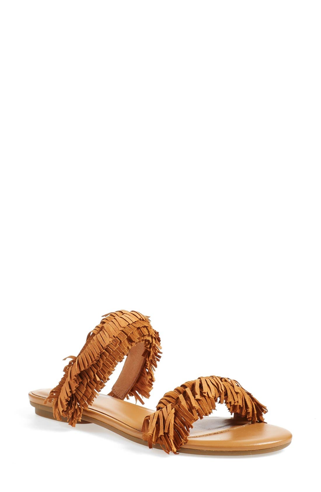 Joie 'Pippa' Fringe Slide Sandal, Main, color, 