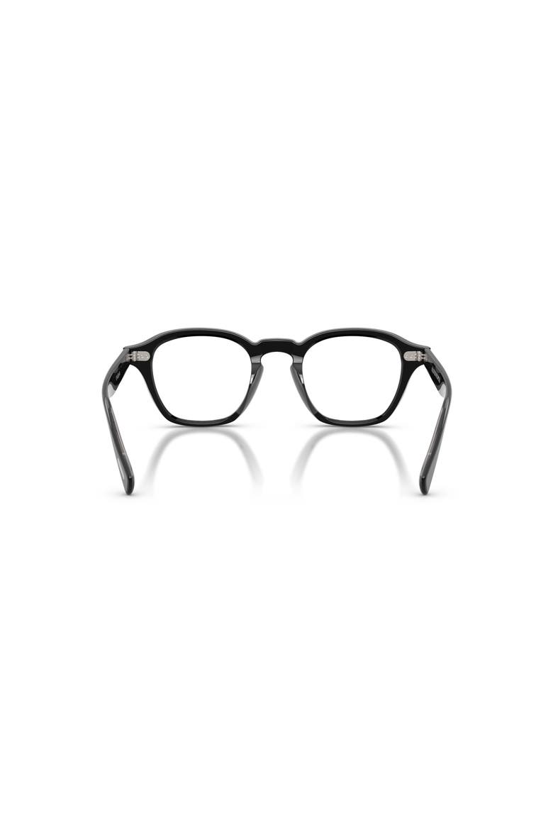 48mm Square optical glasses, Alternate, color, Black